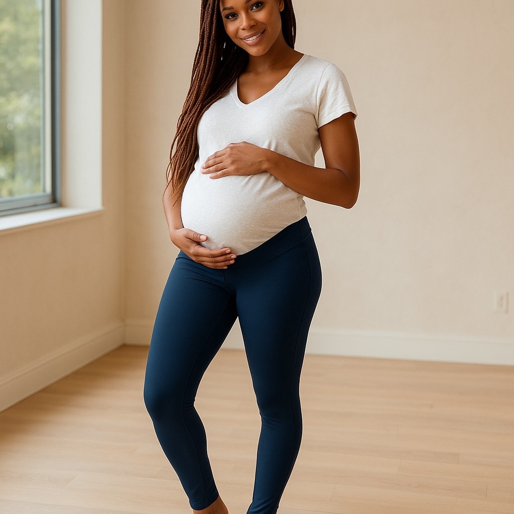 Old Navy Maternity Navy Blue Leggings